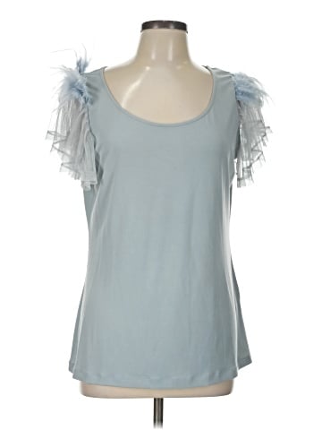 American Glamour by Badgley Mischka Short Sleeve Top (view 1)