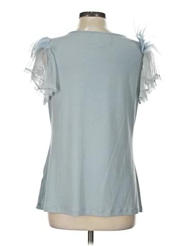 American Glamour by Badgley Mischka Short Sleeve Top (view 2)