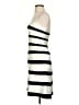 BCBGMAXAZRIA 100% Polyester Stripes Ivory Cocktail Dress Size 4 - photo 5
