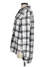 Sundry 100% Cotton Plaid Silver Long Sleeve Button-Down Shirt Size Med (2) - photo 5