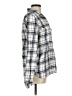 Sundry 100% Cotton Plaid Silver Long Sleeve Button-Down Shirt Size Med (2) - photo 4