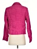 Nine West 100% Polyester Tweed Pink Blazer Size S - photo 2