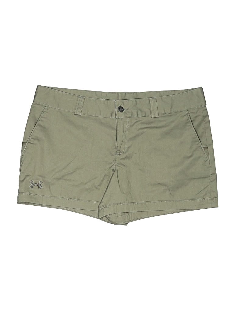 Pre-owned Under Armour Khaki Shorts In Green