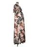 Pink Blush Floral Tan Pink Cocktail Dress Size M (estimated) - photo 4