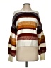 Ten Sixty Sherman Stripes Brown Pullover Sweater Size XS - photo 1