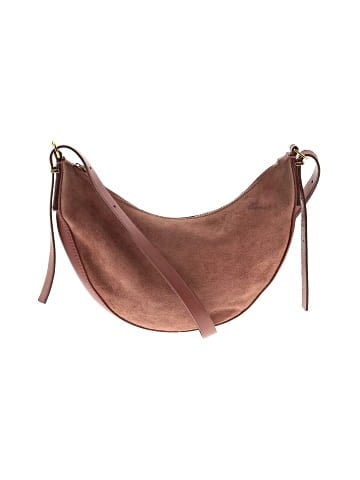 Madewell The Essential Convertible Top Handle Crossbody Mini Bag in Suede (view 1)