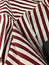 SPANX Stripes Burgundy Long Sleeve Button-Down Shirt Size 1X - photo 8