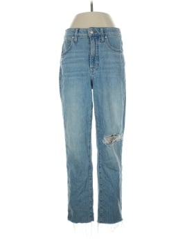 Madewell The Curvy Perfect Vintage Jean in Coney Wash: Destroyed Edition (view 1)
