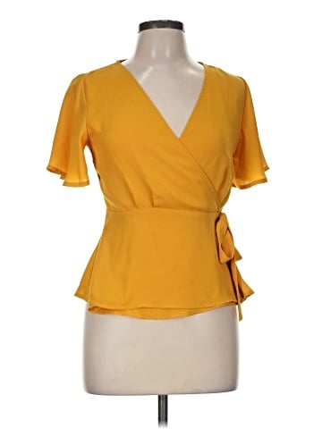 Shinestar Short Sleeve Blouse (view 1)