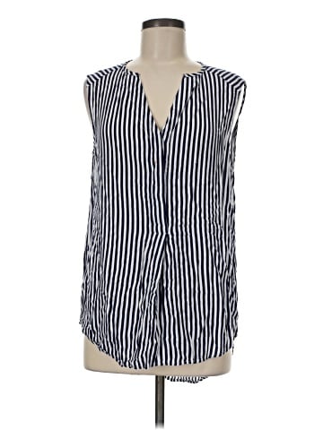 Velvet Heart Sleeveless Button-Down Shirt (view 1)