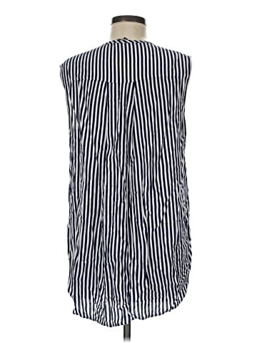 Velvet Heart Sleeveless Button-Down Shirt (view 2)
