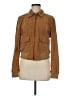 Massimo Dutti 100% Viscose Solid Brown Jacket Size M - photo 1