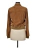 Massimo Dutti 100% Viscose Solid Brown Jacket Size M - photo 2