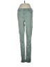 Level 99 Color Block Green Jeans Size 27 waist - photo 1