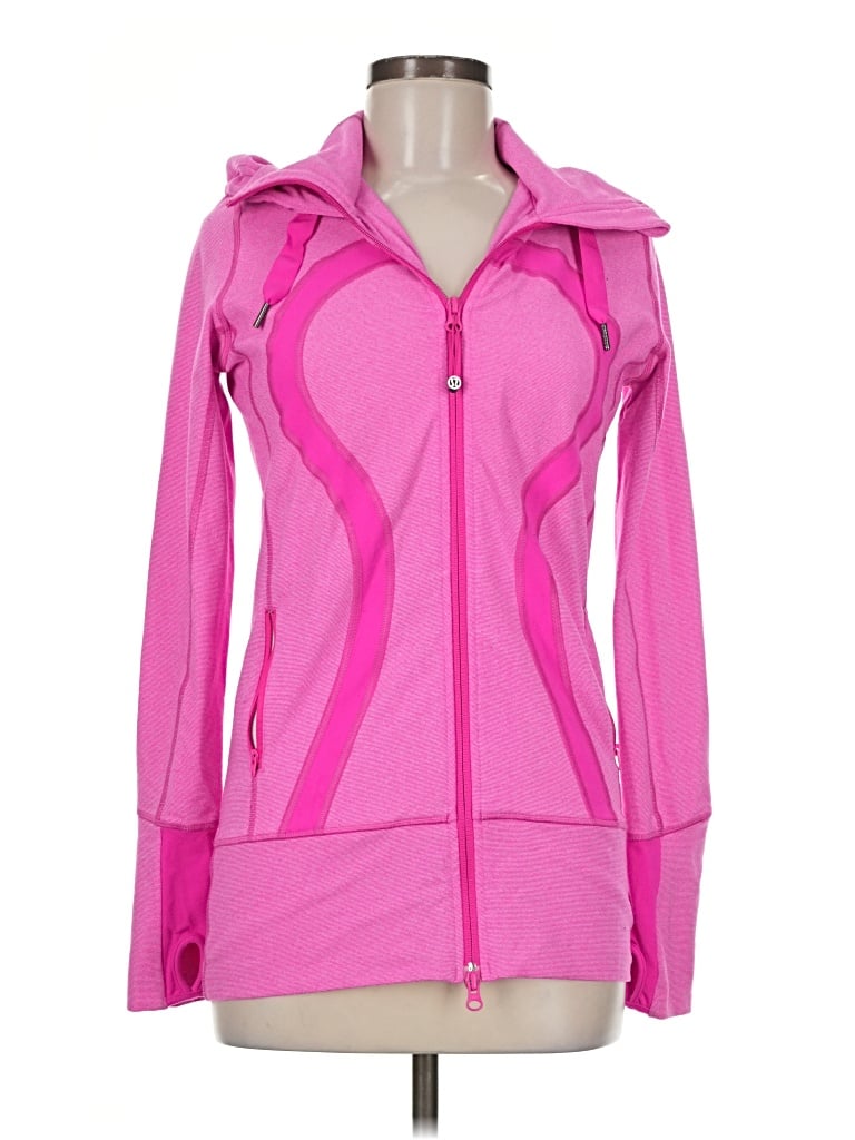 Pre-owned Lululemon Athletica Jacket In Pink