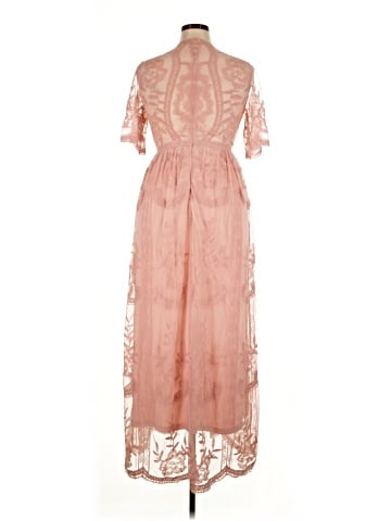Pink Blush Cocktail Dress (view 2)