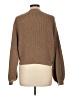Lucy Paris Solid Brown Pullover Sweater Size L - photo 2