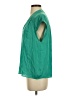Maison d' Amelie 100% Polyester Green Short Sleeve Blouse Size S - photo 5