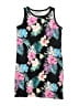 Justice 100% Recycled Polyester Tropical Black Dress Size L (youth) - photo 1