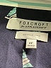 Foxcroft 100% Cotton Print Black 3/4 Sleeve Button-Down Shirt Size 8 (petite) - photo 7