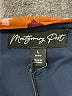 Montgomery Post 100% Recycled Polyester Orange Cocktail Dress Size Lg Petite - photo 7