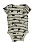 Gerber 100% Cotton Print Gray Short Sleeve Onesie Size 3-6 mo - photo 2