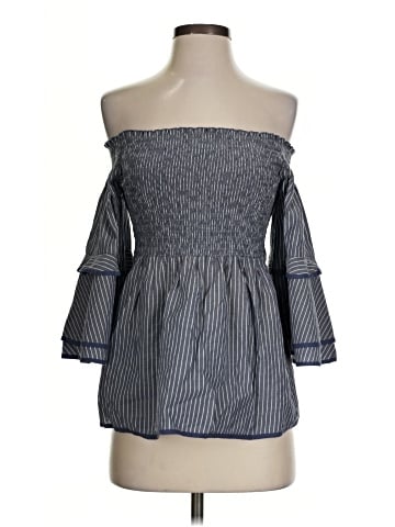 American Eagle Outfitters 3/4 Sleeve Blouse (view 1)