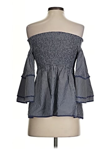 American Eagle Outfitters 3/4 Sleeve Blouse (view 2)