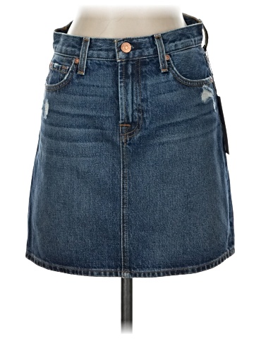 7 For All Mankind Denim Skirt (view 1)