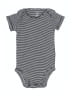 Carter's 100% Cotton Stripes Black Short Sleeve Onesie 0-3 MO / 3 MO - photo 1