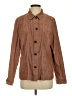 Additions by Chico's Brown Long Sleeve Button-Down Shirt Size Lg (2) - photo 1