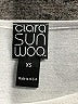 Clara Sun Woo Ivory Short Sleeve Top Size XS - photo 7