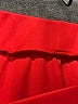 Unbranded Solid Red Casual Skirt Size L - photo 5