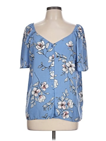 Iz Byer Short Sleeve Blouse (view 1)