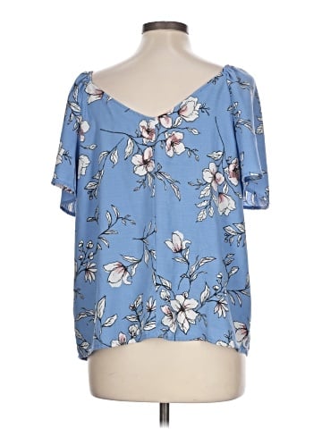 Iz Byer Short Sleeve Blouse (view 2)