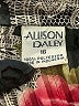 Allison Daley 100% Polyester Floral Gray Long Sleeve Blouse Size 16 - photo 7