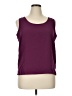 Liz Baker 100% Polyester Purple Sleeveless Top Size 16 - photo 1