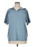 White Birch Blue Short Sleeve Polo Size XL - photo 1