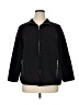 Karen Scott Sport Solid Black Jacket Size 1X - photo 1