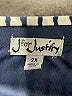 J for Justify Stripes Silver Jumpsuit Size 2X - photo 4