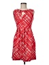 En Focus Studio Argyle Red Casual Dress Size 6 - photo 1
