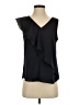 DKNY 100% Polyester Black Sleeveless T-Shirt Size S - photo 1
