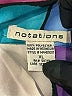 Notations 100% Polyester Color Block Purple Long Sleeve Blouse Size XL - photo 7