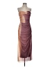 Assorted Brands 100% Polyester Brown Cocktail Dress Size XS - photo 1