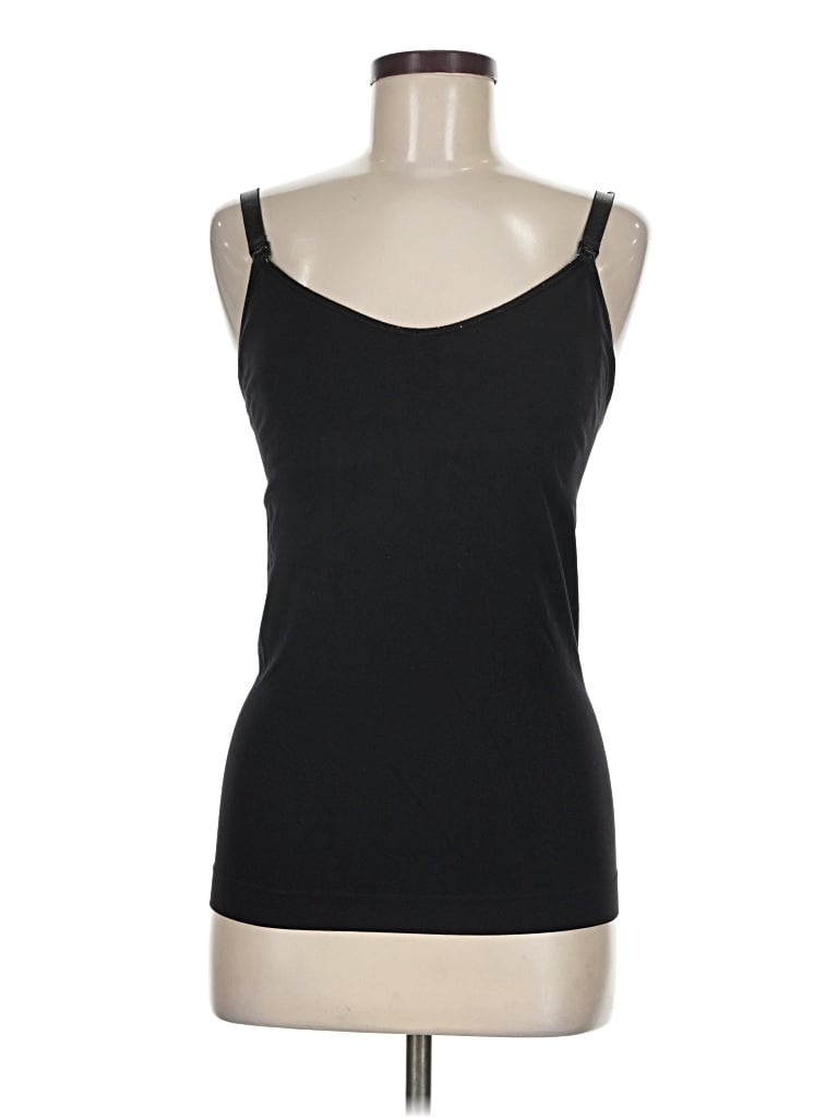 Pre-owned Unbranded Tank Top Black Strapless Neckline Tops