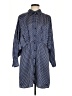 H&M 100% Polyester Blue Casual Dress Size L - photo 1
