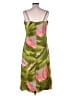 BCBG 100% Polyester Tropical Green Cocktail Dress Size L - photo 2