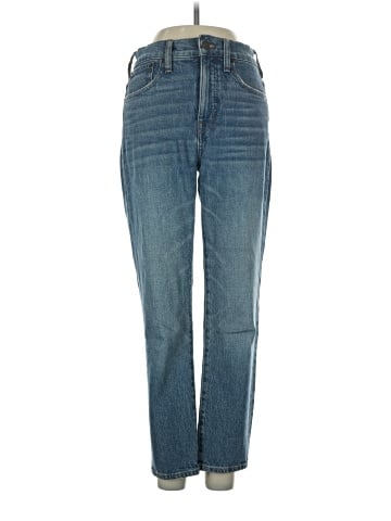 Madewell Classic Straight Jeans in Coldbrook Wash (view 1)
