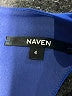 Naven 100% Polyester Solid Blue Cocktail Dress Size 4 - photo 4