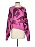 Nike Graphic Pink Pullover Sweater Size S - photo 1
